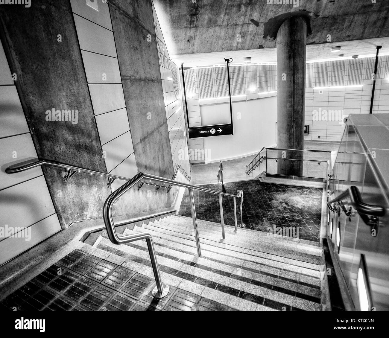 shooting the 6 new Toronto subway stations Stock Photo
