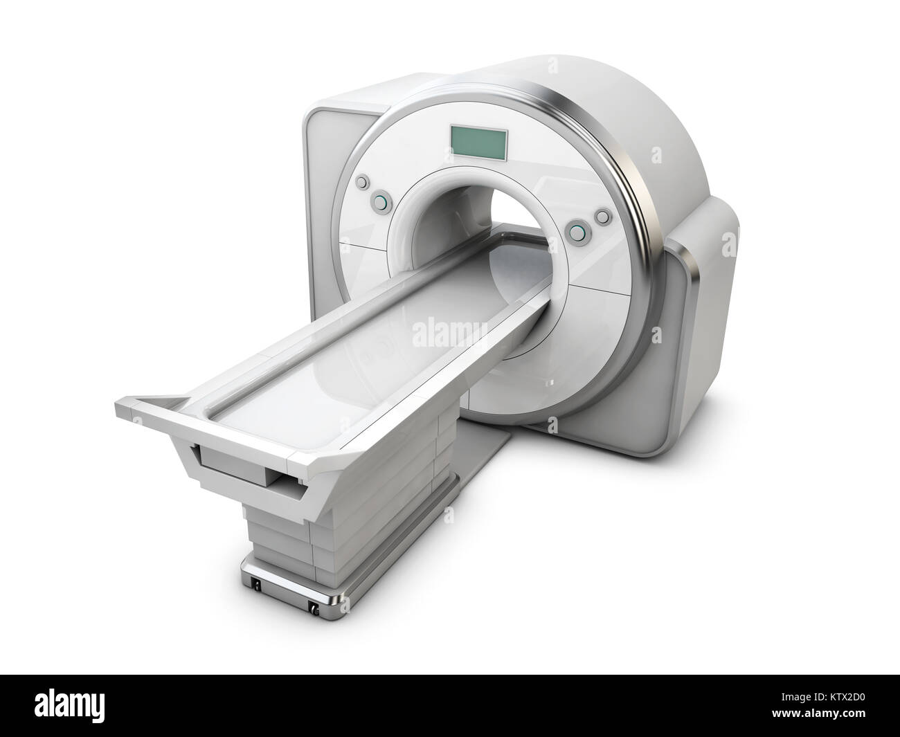 3d Illustration of Resonance Imaging Machine Isolated on White