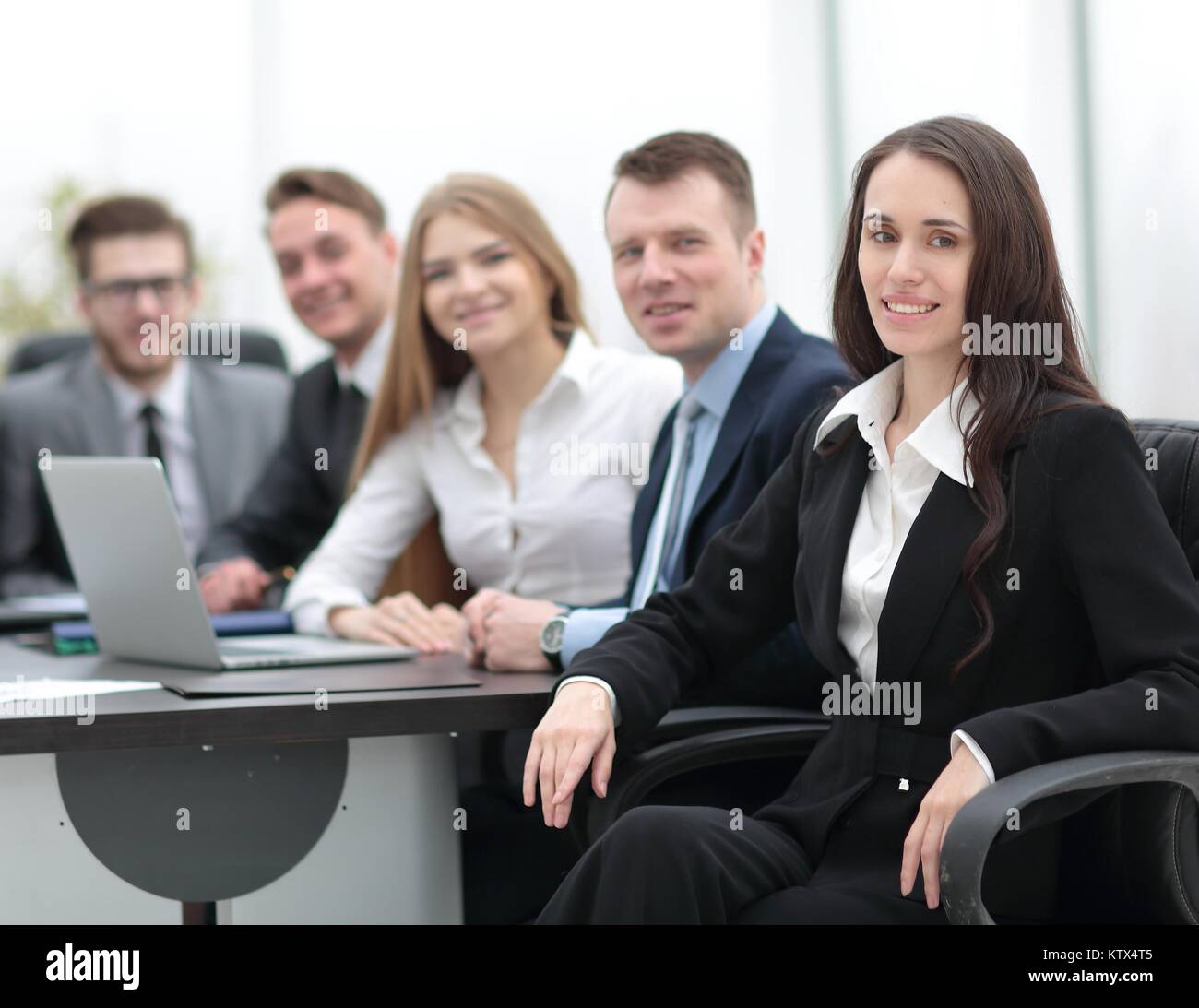 business woman and business team Stock Photo - Alamy