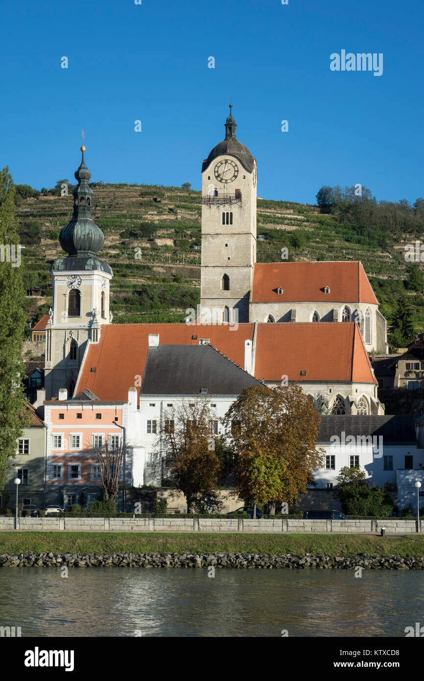 Stein an der Donau, Krems, Wachau Valley, UNESCO World Heritage Site, Lower Austria, Austria, Europe Stock Photo