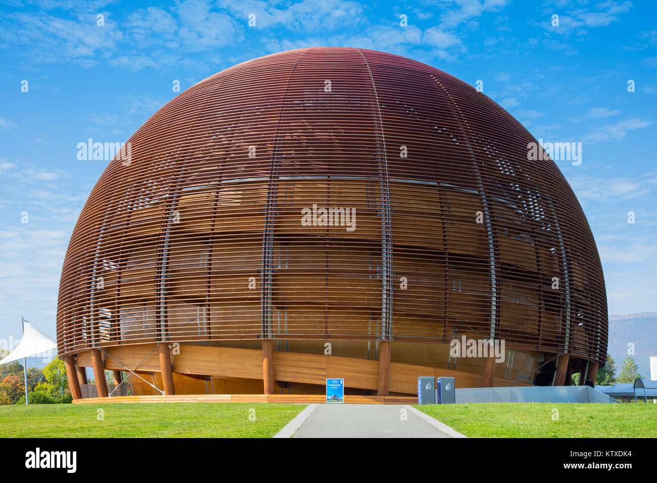 Globe of Science and Innovation, CERN, Geneva, Switzerland, Europe Stock Photo