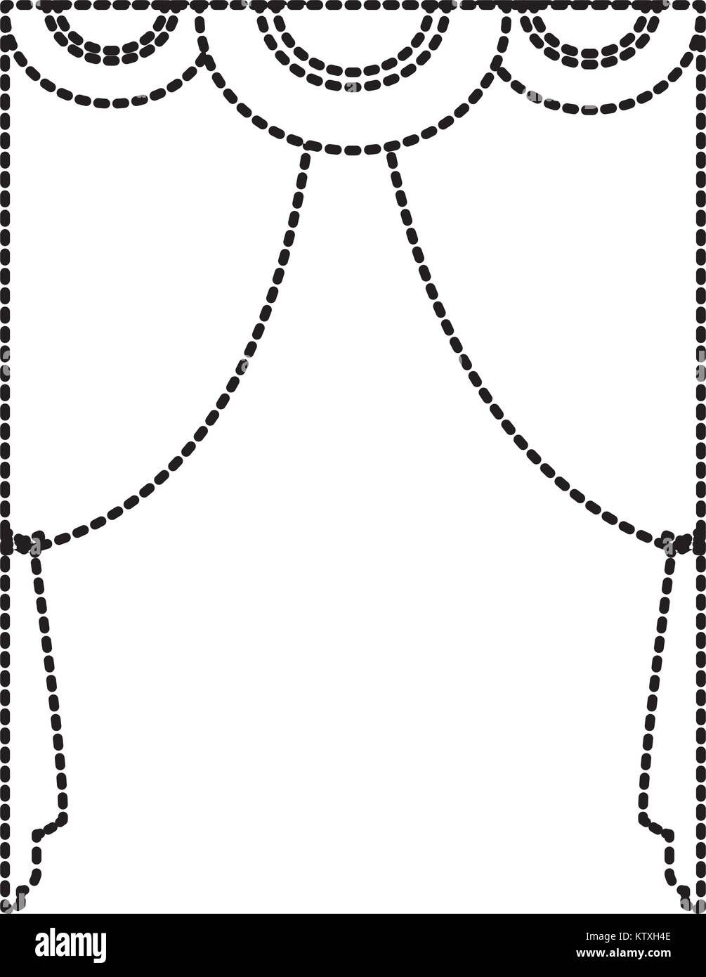 theater curtains isolated Stock Vector Image &amp; Art - Alamy