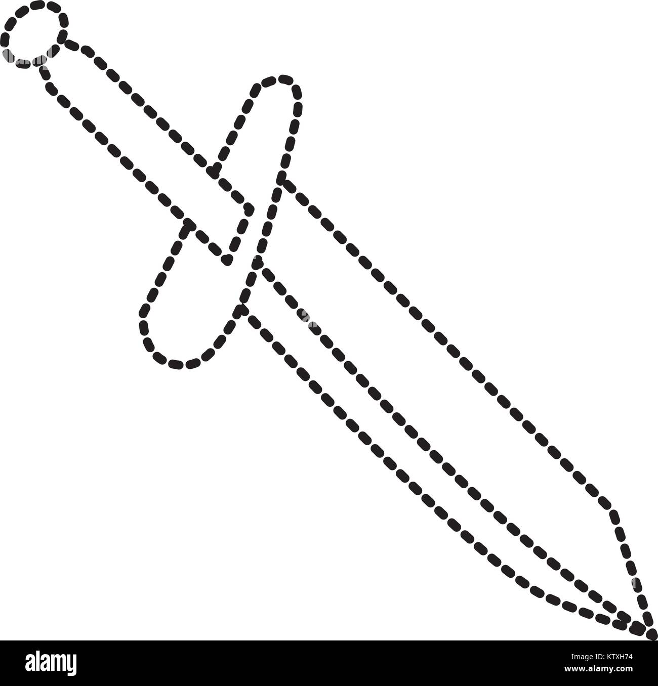 Sword medieval weapon Stock Vector Image & Art - Alamy