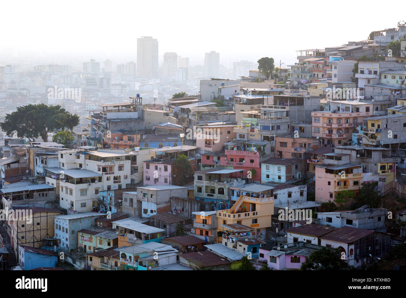 The city of Guayaquil, Ecuador, South America Stock Photo