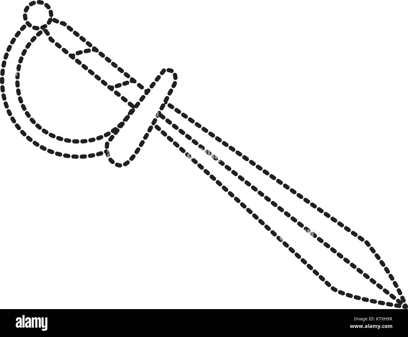 Sword medieval weapon Stock Vector Image & Art - Alamy
