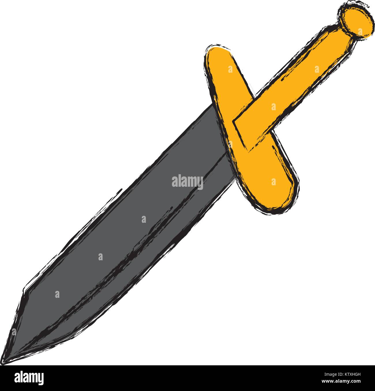 Sword medieval weapon Stock Vector Image & Art - Alamy