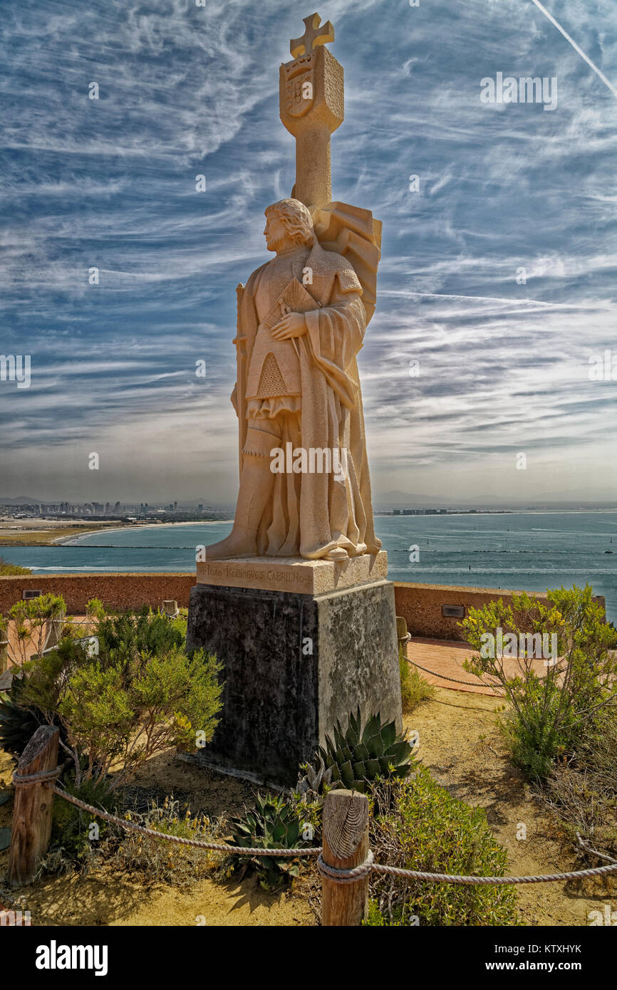 Cabrillo National Monument at Point Loma Peninsula, San Diego, California Stock Photo