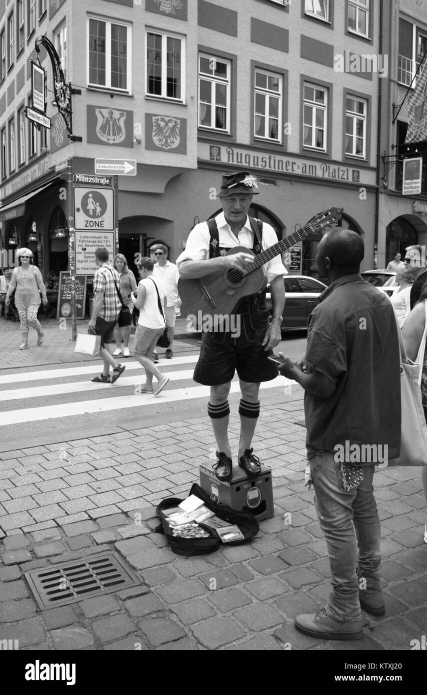 Munich streets Black and White Stock Photos & Images - Alamy