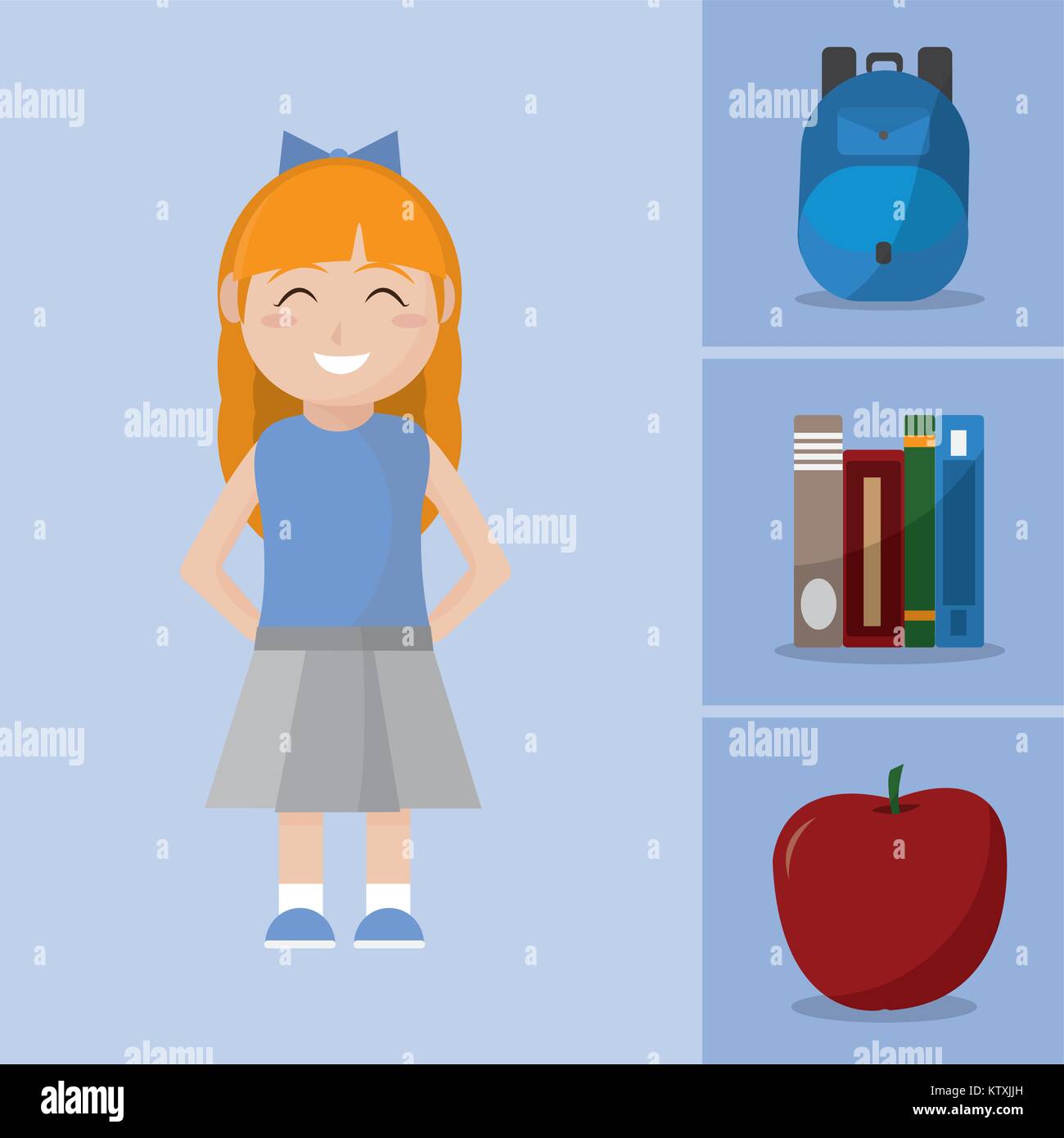 School icon set design Stock Vector Image & Art - Alamy