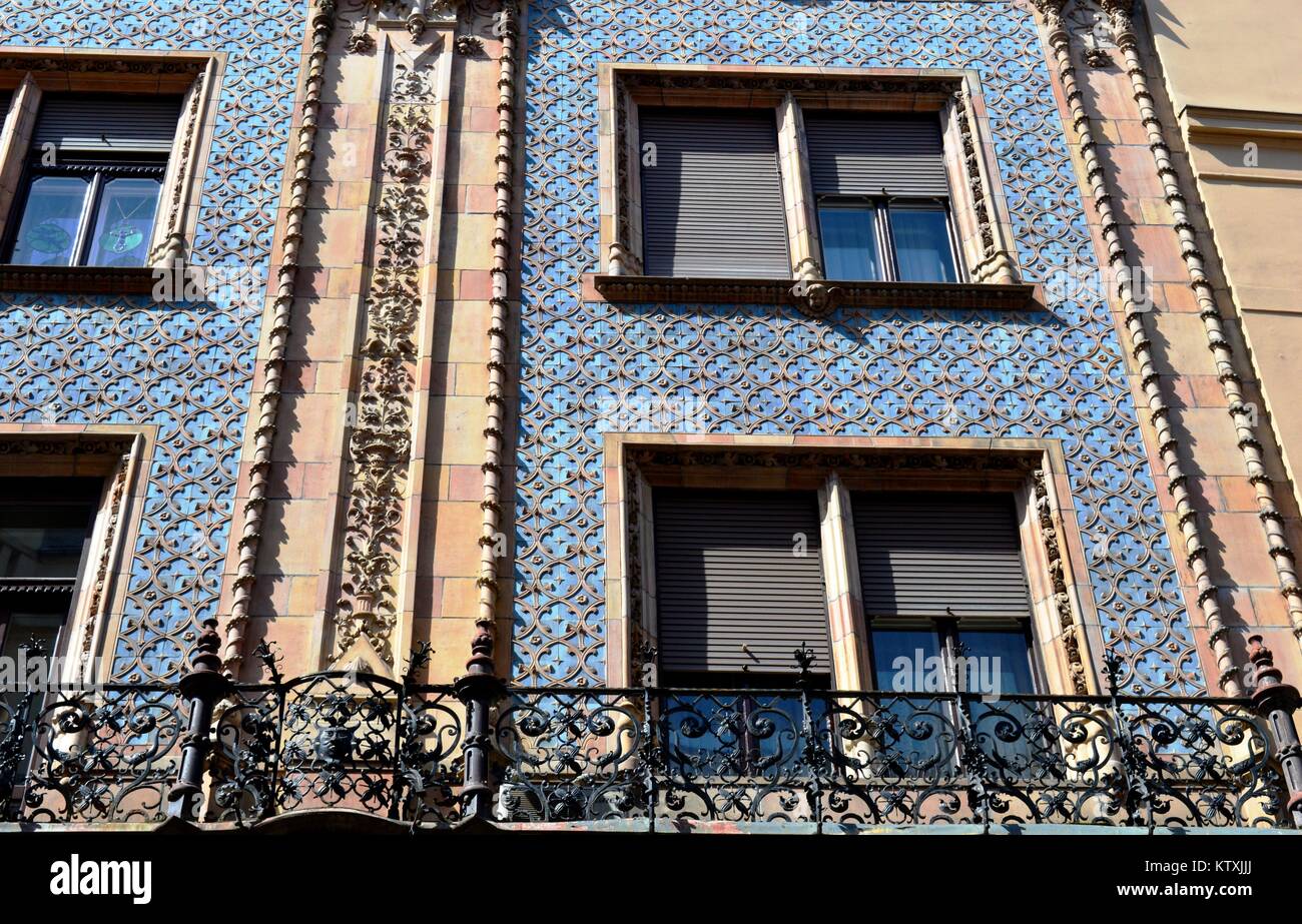 interesting facade Stock Photo