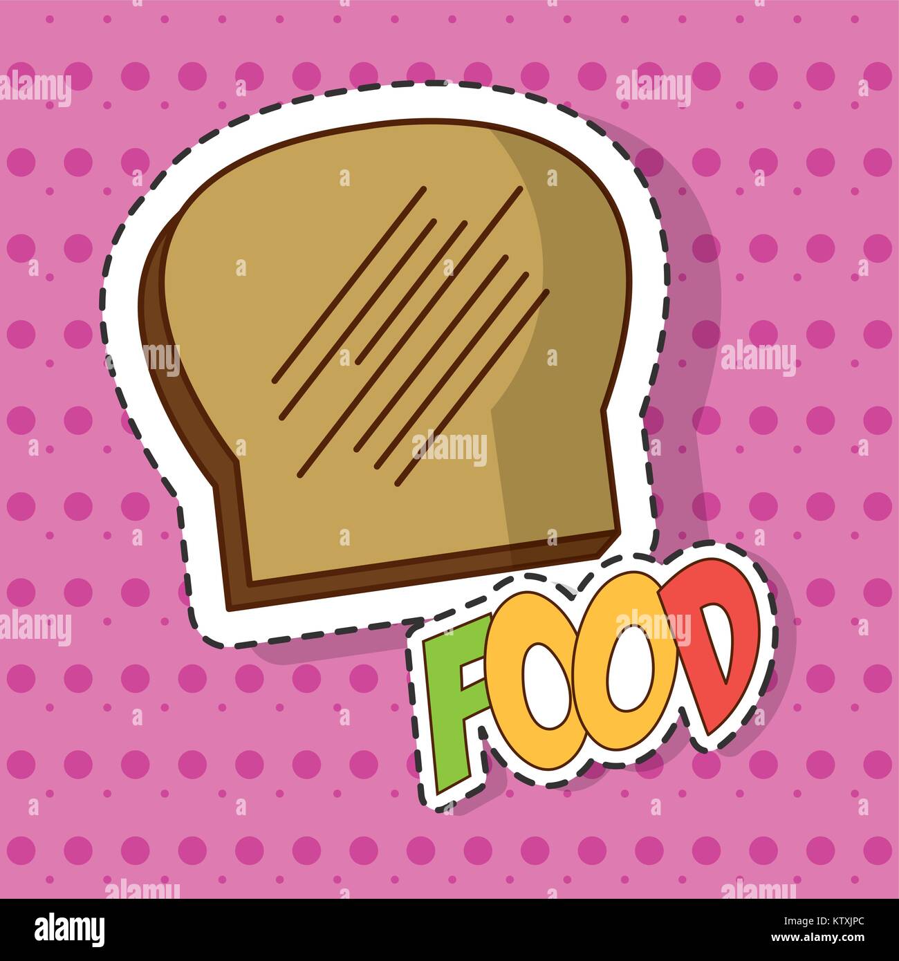 Bread food design Stock Vector Image & Art - Alamy