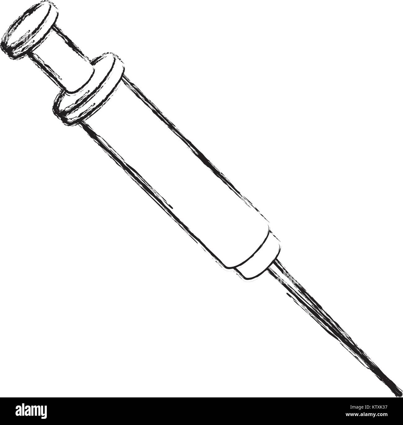 Medical syringe isolated Stock Vector Image & Art - Alamy