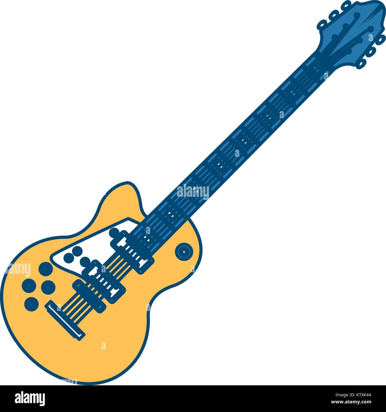 Electric guitar music instrument Stock Vector Image & Art - Alamy