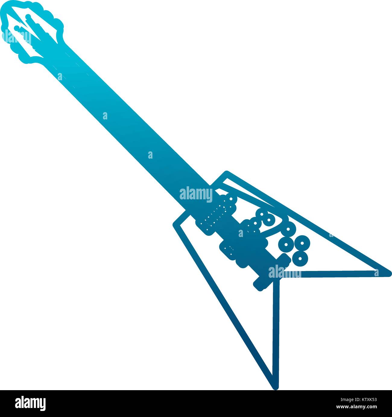 Electric guitar music instrument Stock Vector Image & Art - Alamy