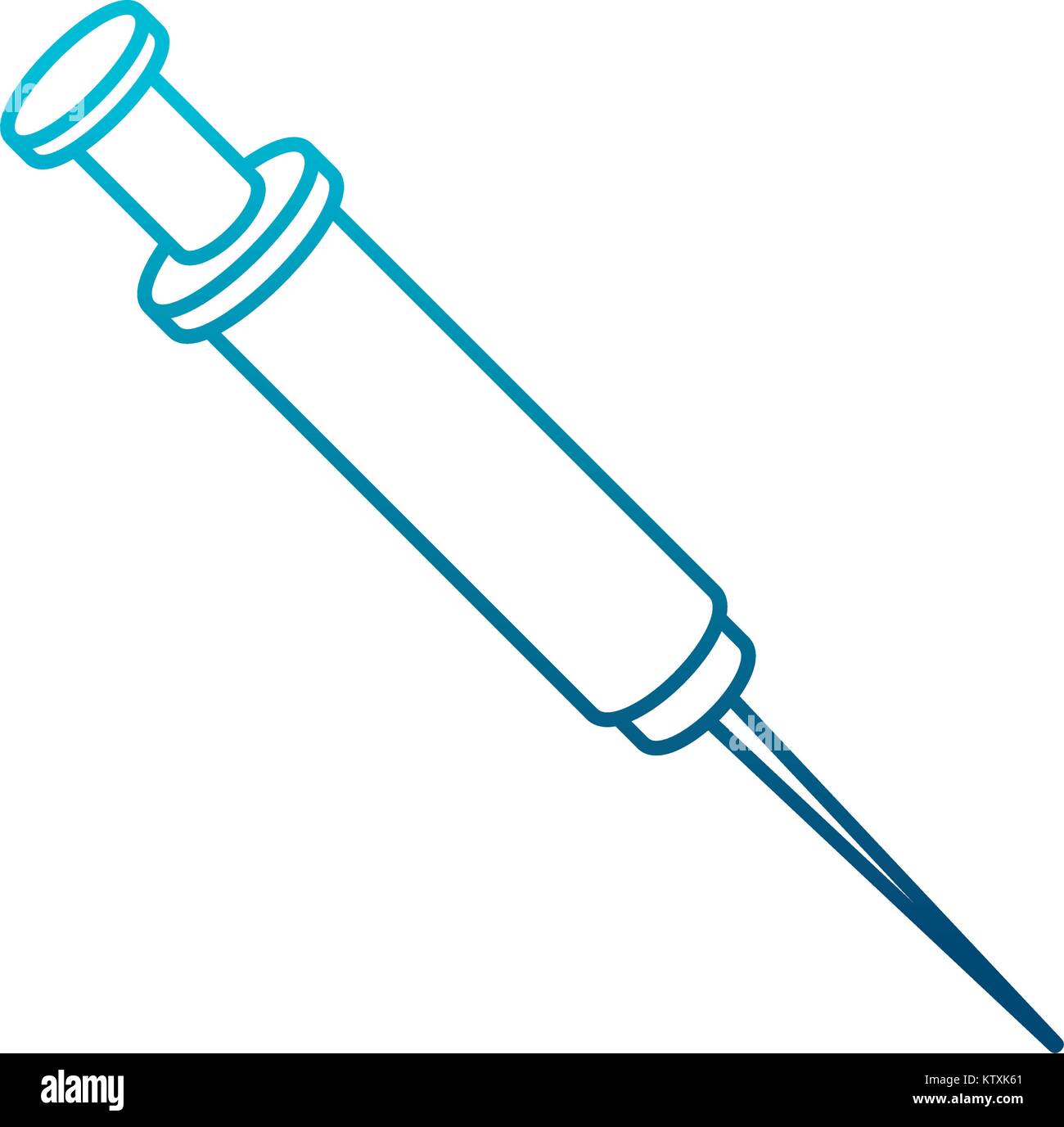 Medical syringe isolated Stock Vector Image & Art - Alamy