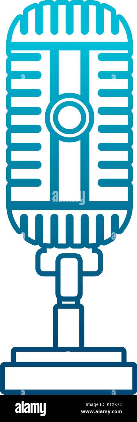 Vintage microphone isolated Stock Vector Image & Art - Alamy