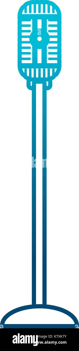 Vintage microphone isolated Stock Vector Image & Art - Alamy