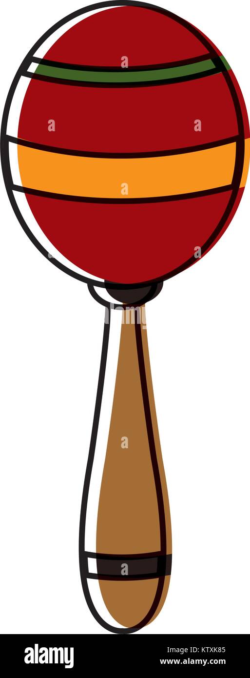 Maraca music instrument Stock Vector Image & Art Alamy