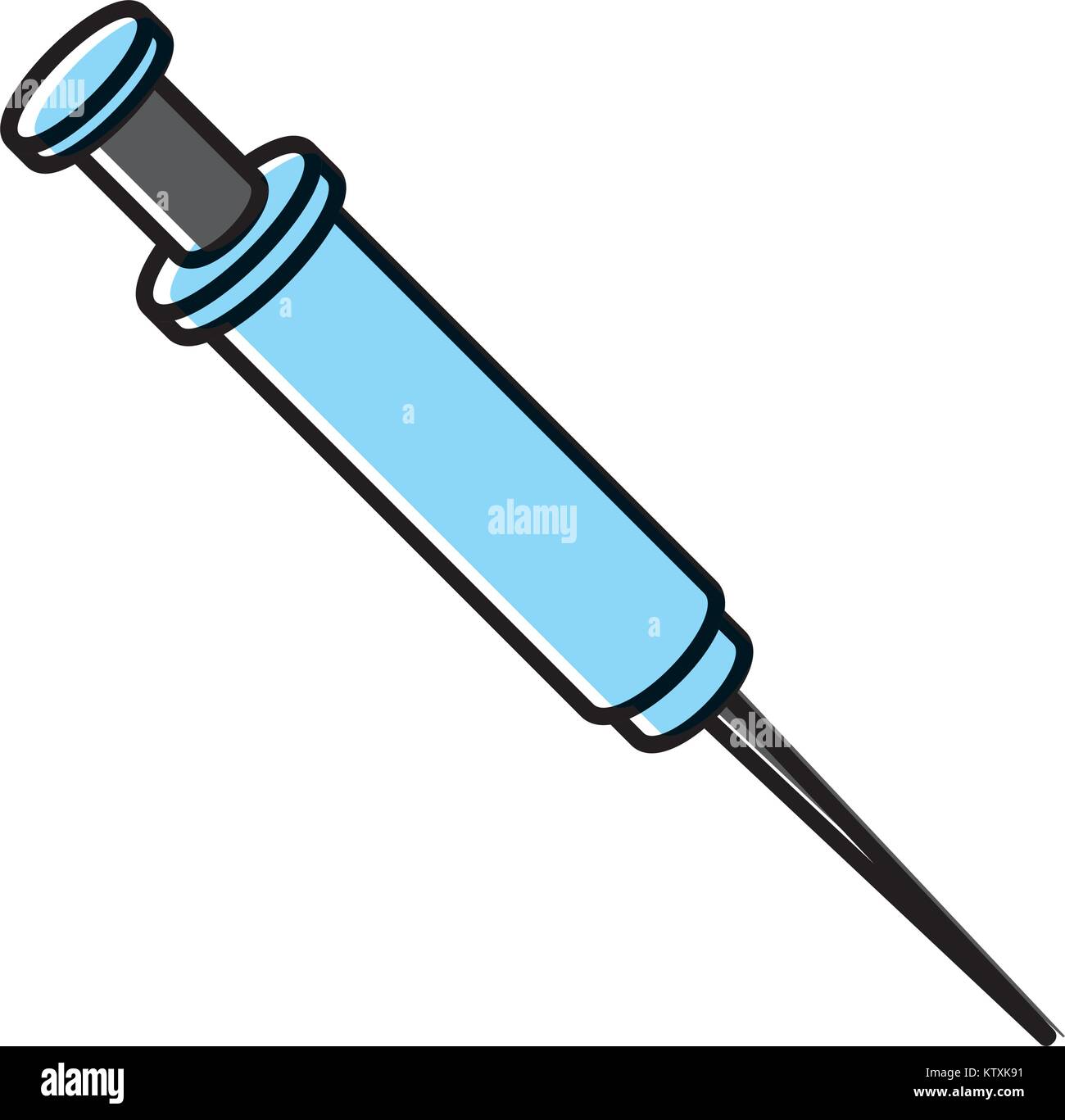 Medical syringe isolated Stock Vector Image & Art - Alamy