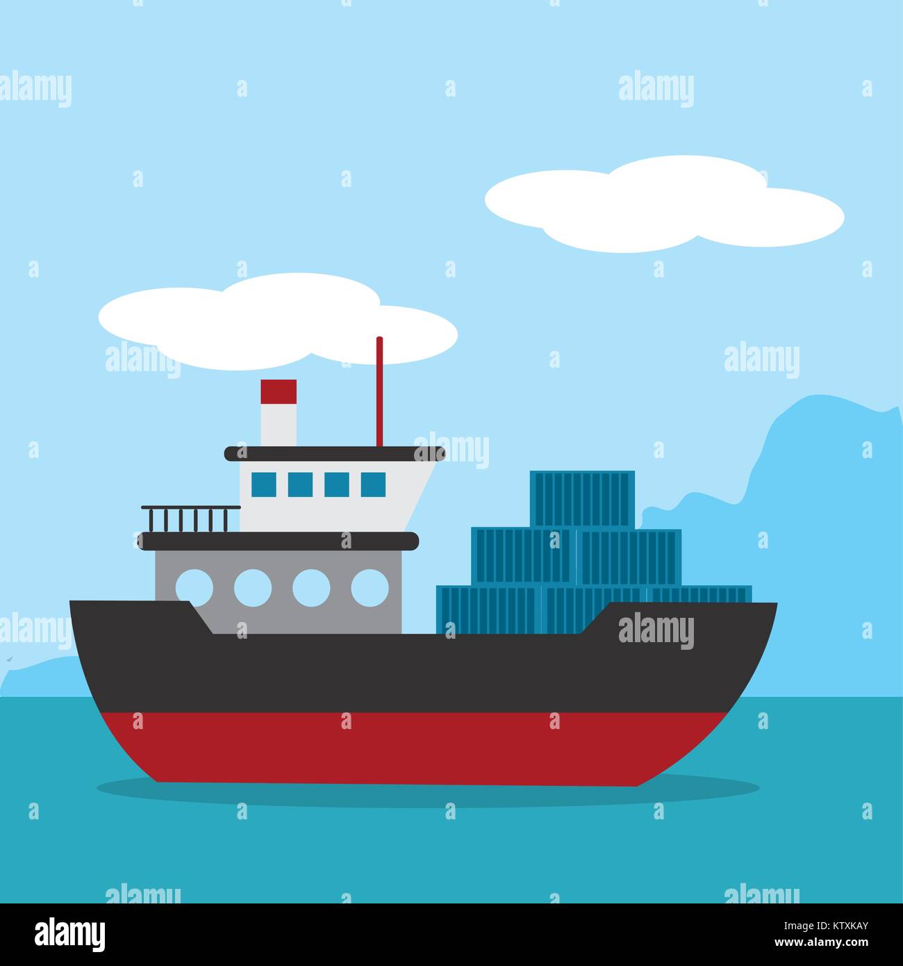 Logistics and transportation design Stock Vector Image & Art - Alamy