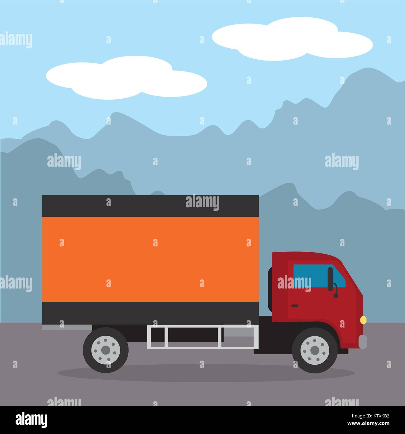 Logistics and transportation design Stock Vector Image & Art - Alamy