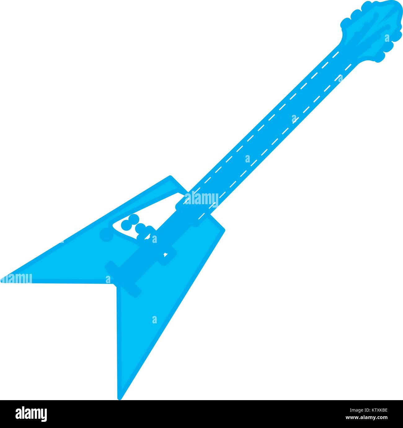 Electric guitar music instrument Stock Vector Image & Art - Alamy