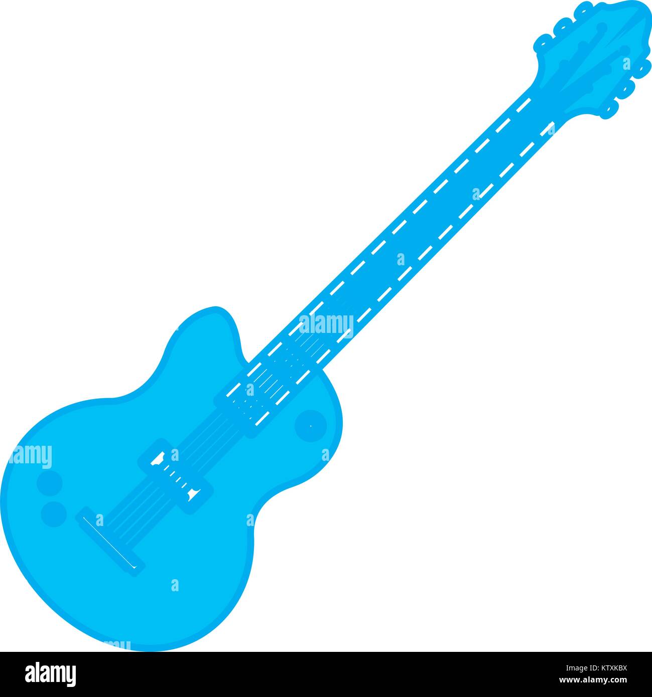 Electric guitar music instrument Stock Vector Image & Art - Alamy