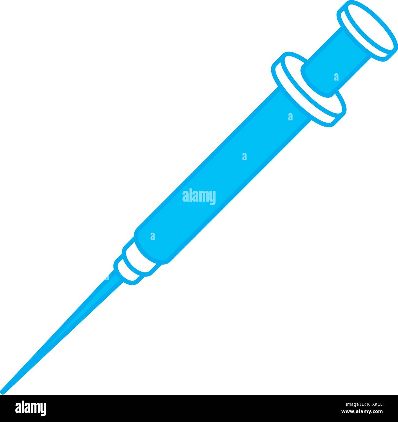 Medical syringe isolated Stock Vector Image & Art - Alamy