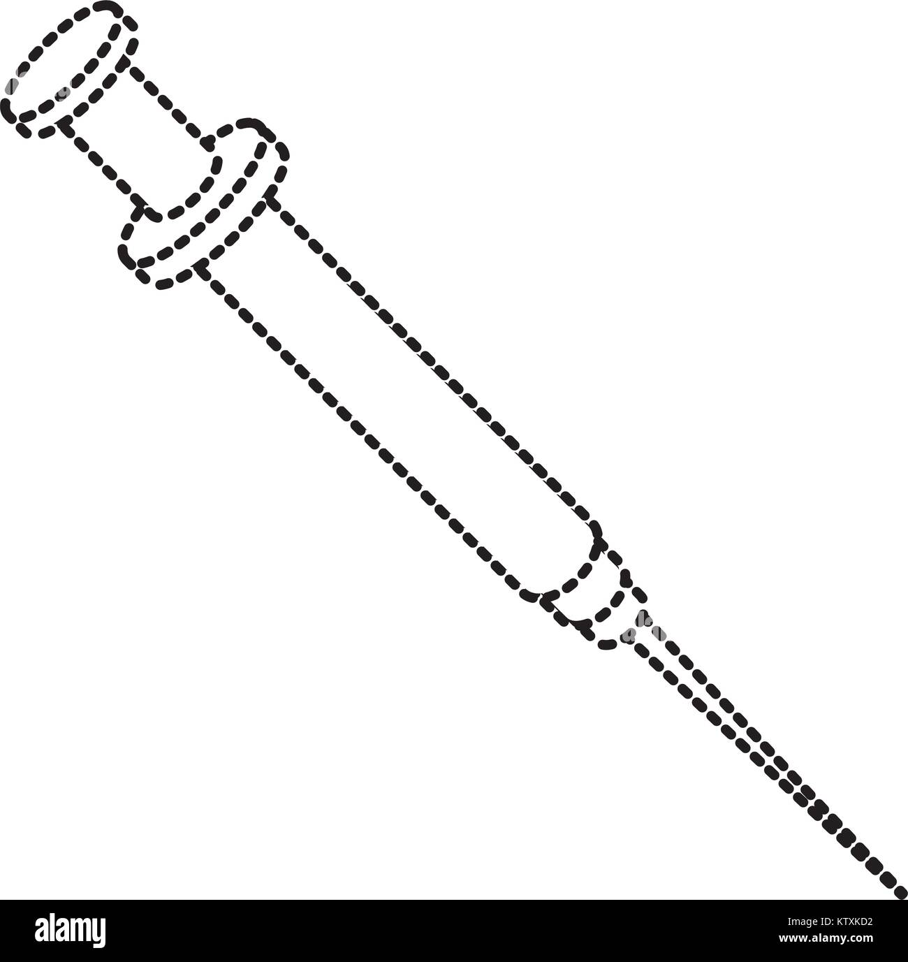 Medical syringe isolated Stock Vector Image & Art - Alamy