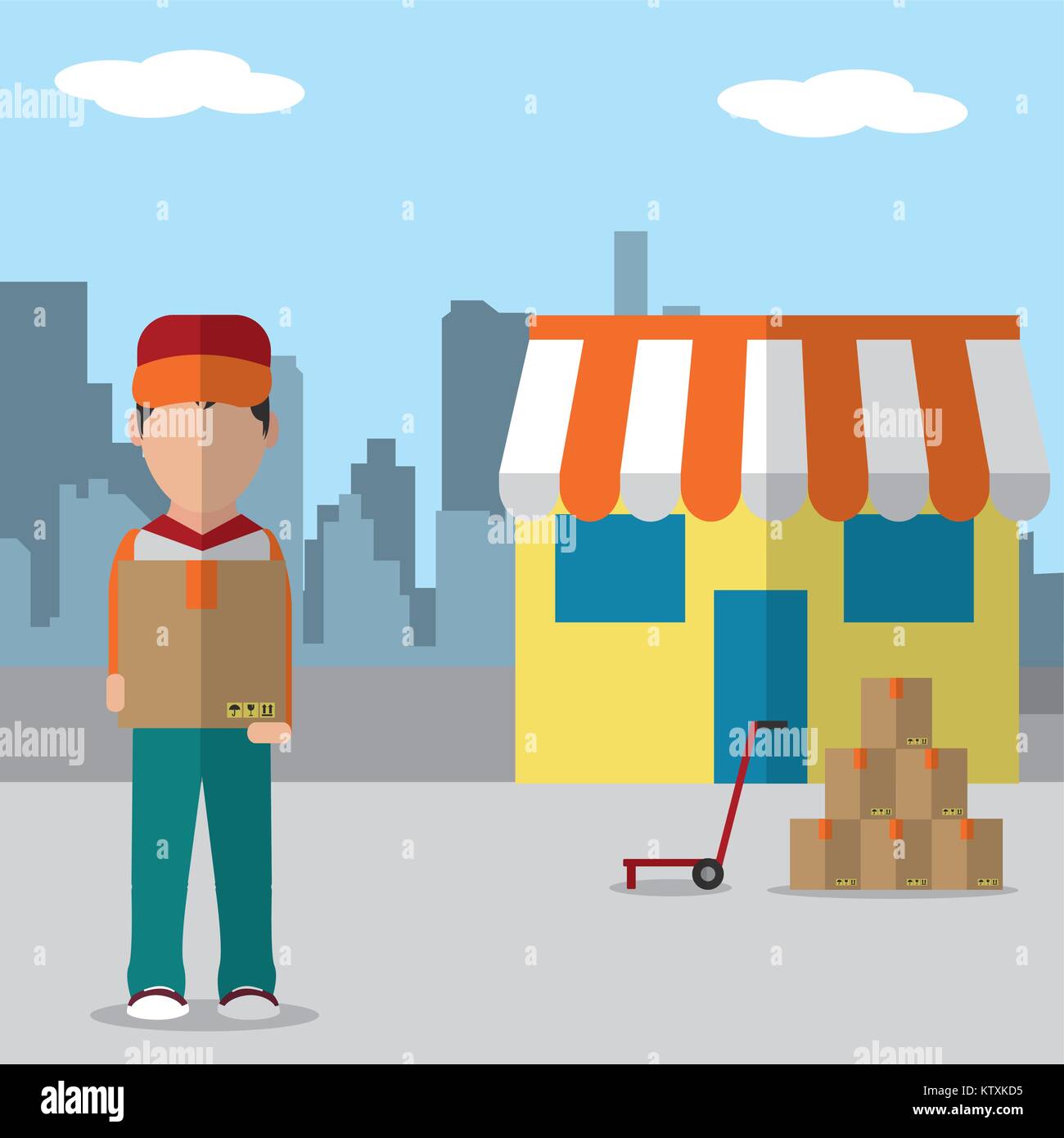 Logistics and transportation design Stock Vector Image & Art - Alamy