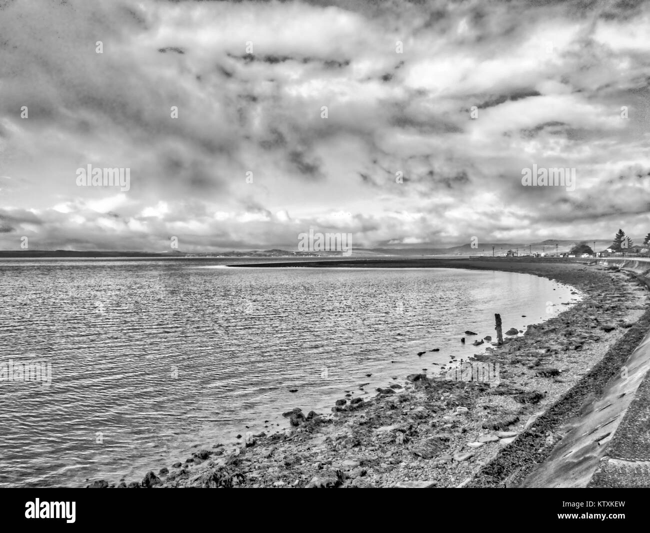 Largs Holiday Town & Seafront Stock Photo