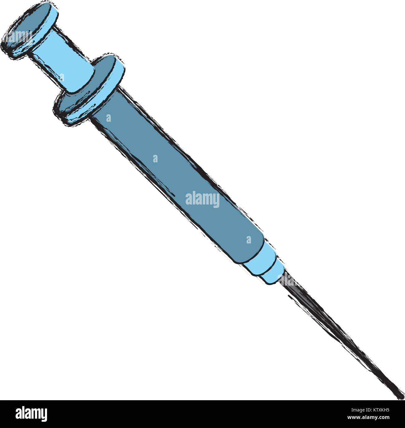 Medical syringe isolated Stock Vector Image & Art - Alamy