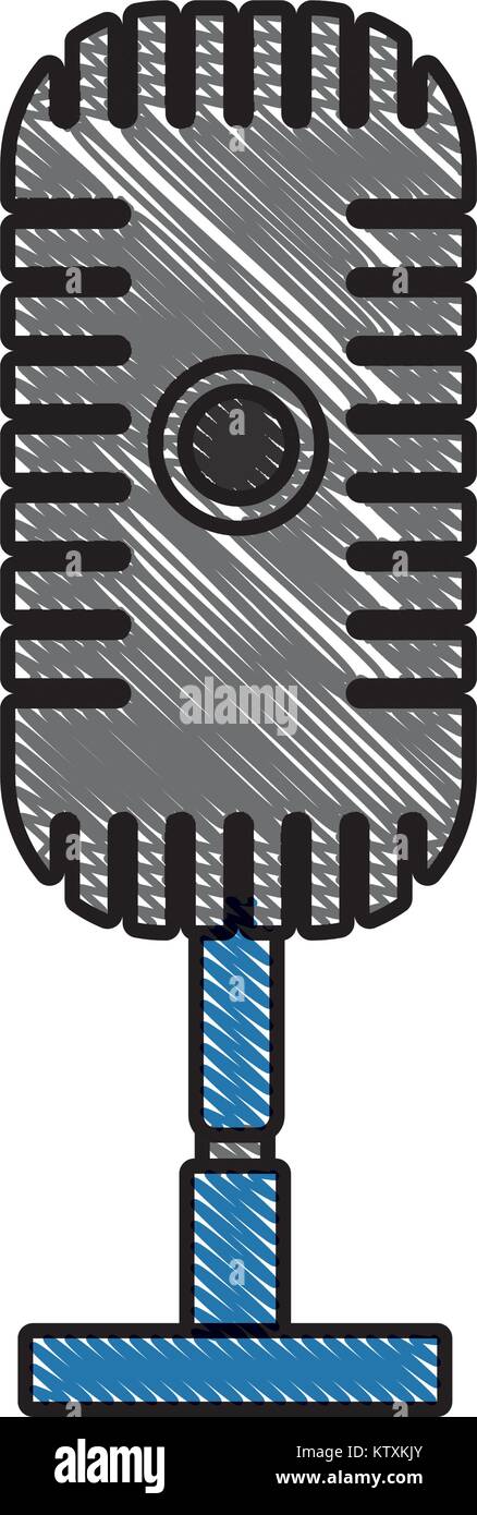 Vintage microphone isolated Stock Vector Image & Art - Alamy