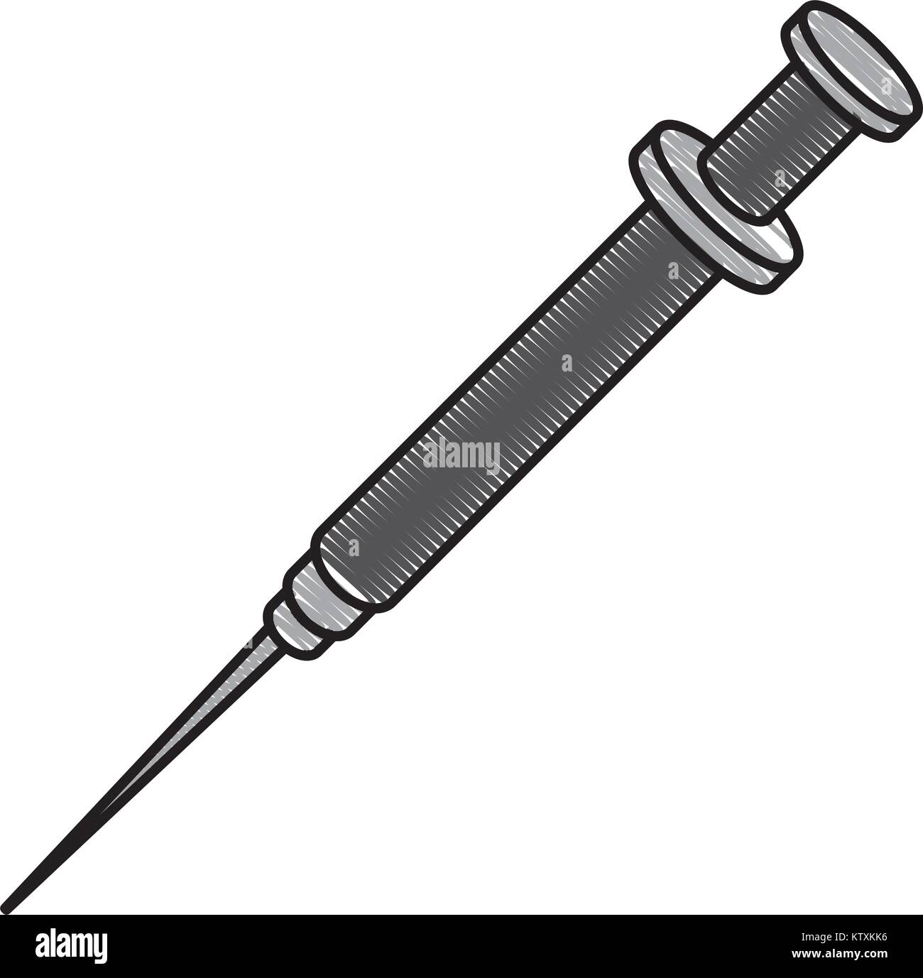 Medical syringe isolated Stock Vector Image & Art - Alamy