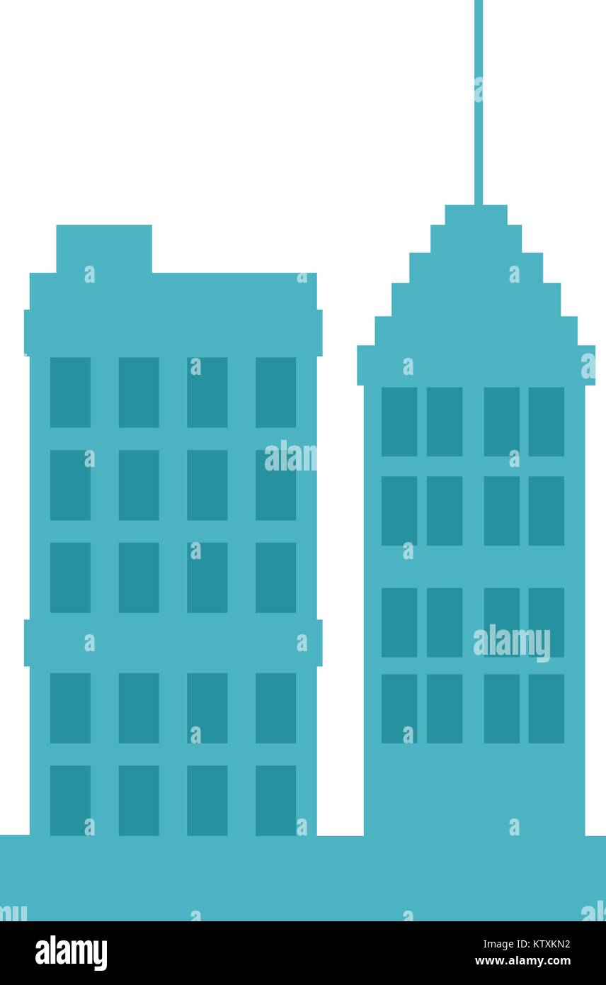 City buildings isolated Stock Vector Image & Art - Alamy