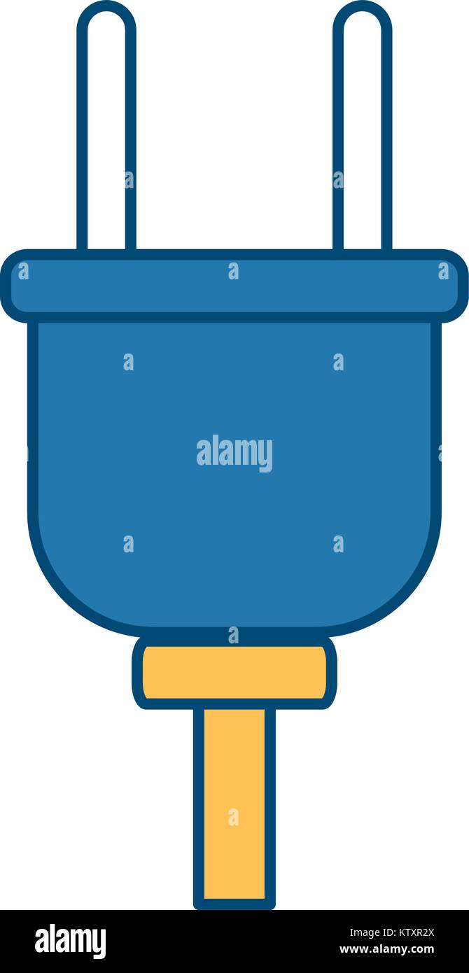 Electric plug isolated Stock Vector Image & Art - Alamy