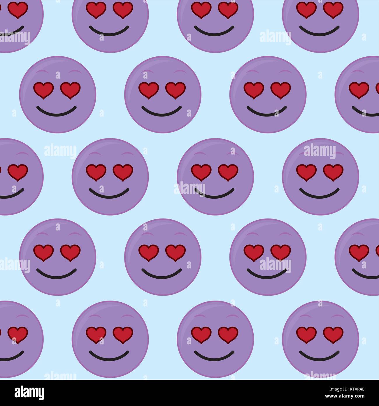 Purple emoticon icon set Stock Vector Image & Art - Alamy