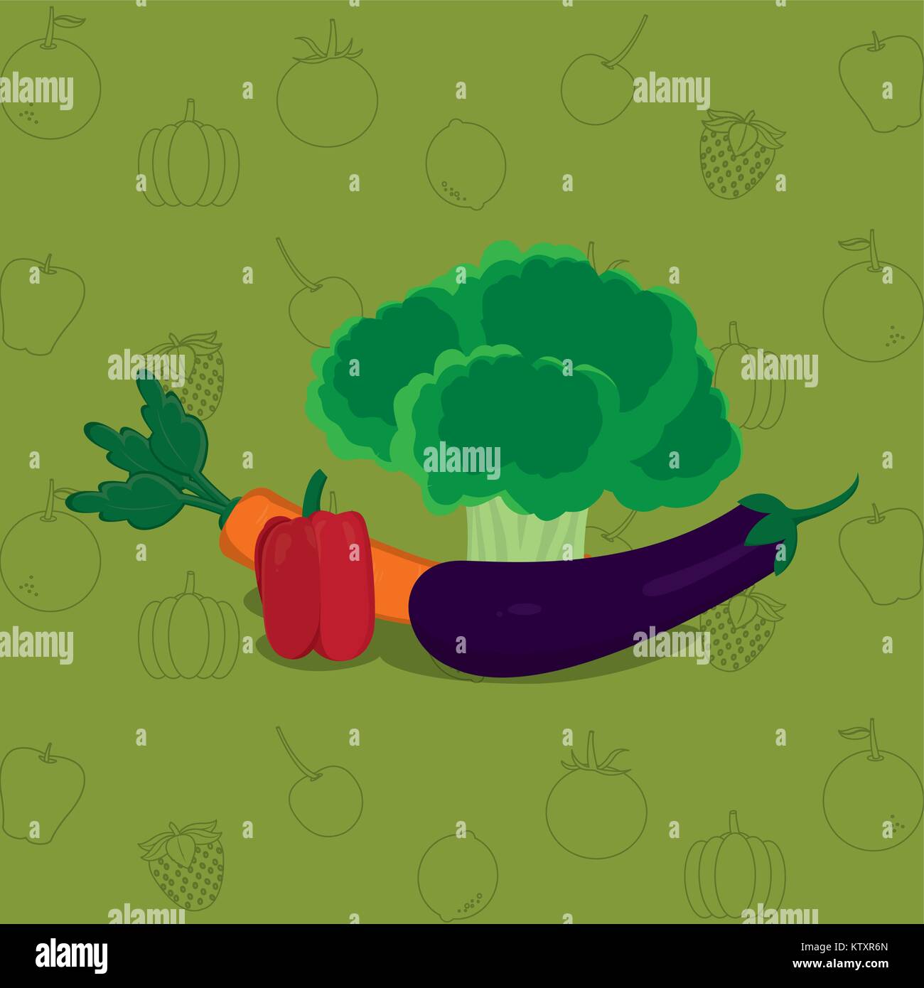 Organic food design Stock Vector Image & Art - Alamy
