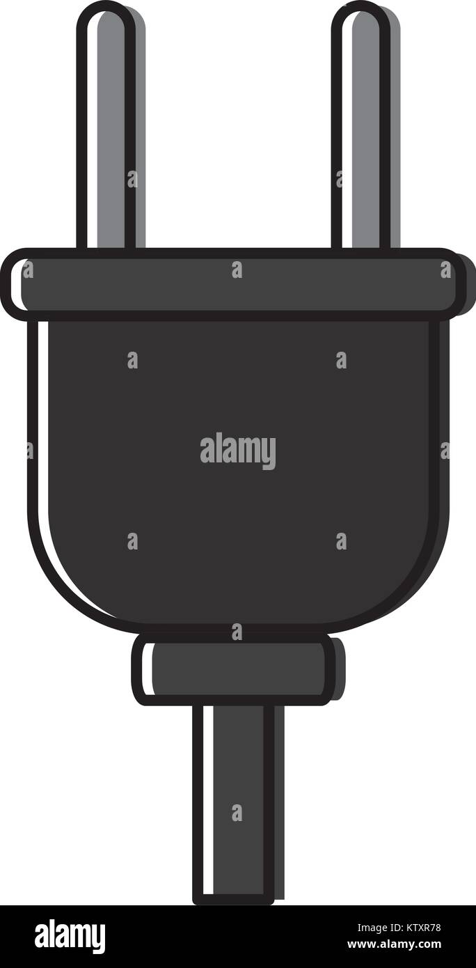 Electric plug isolated Stock Vector Image & Art - Alamy