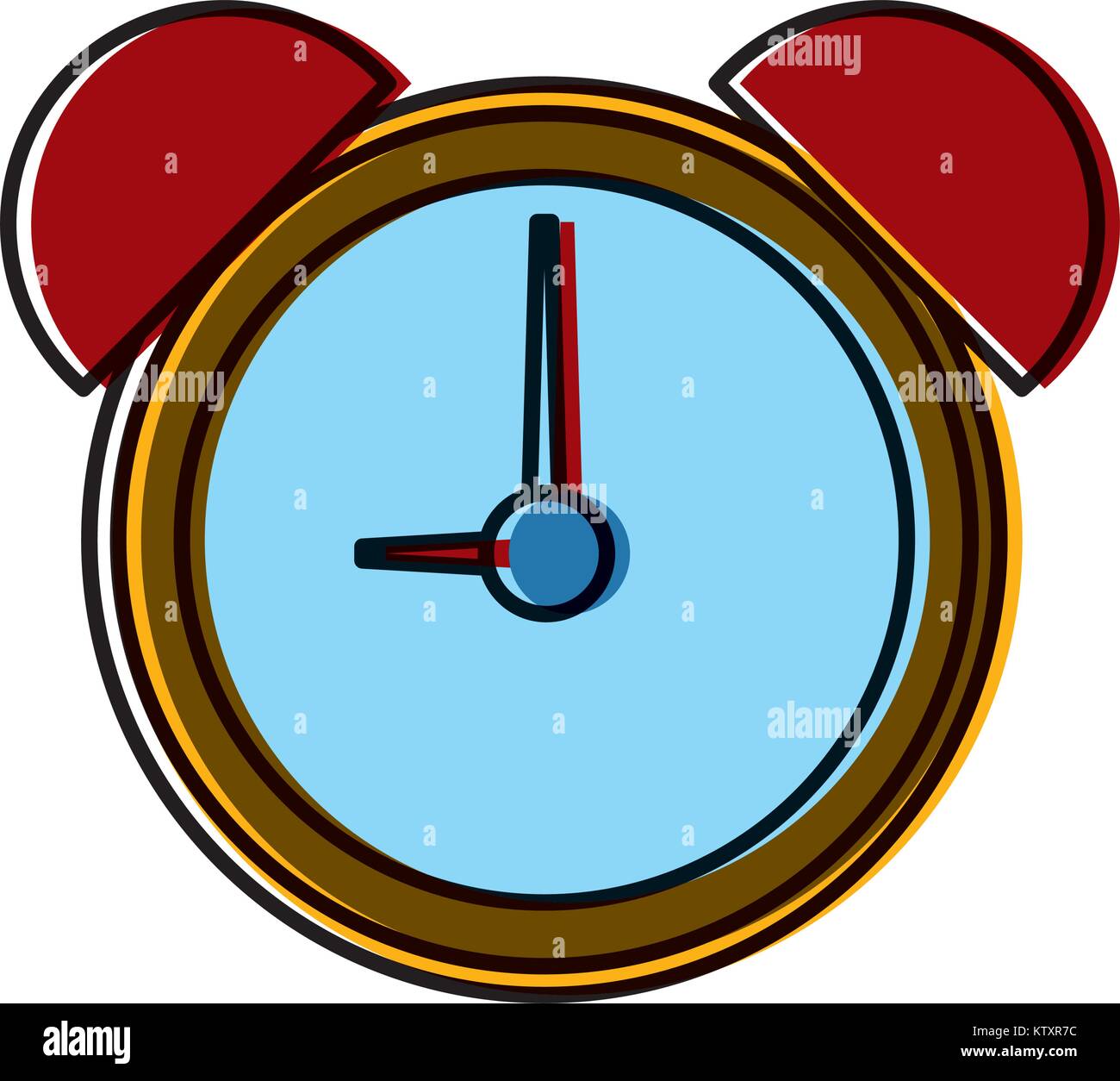Alarm clock with bells Stock Vector Image & Art Alamy
