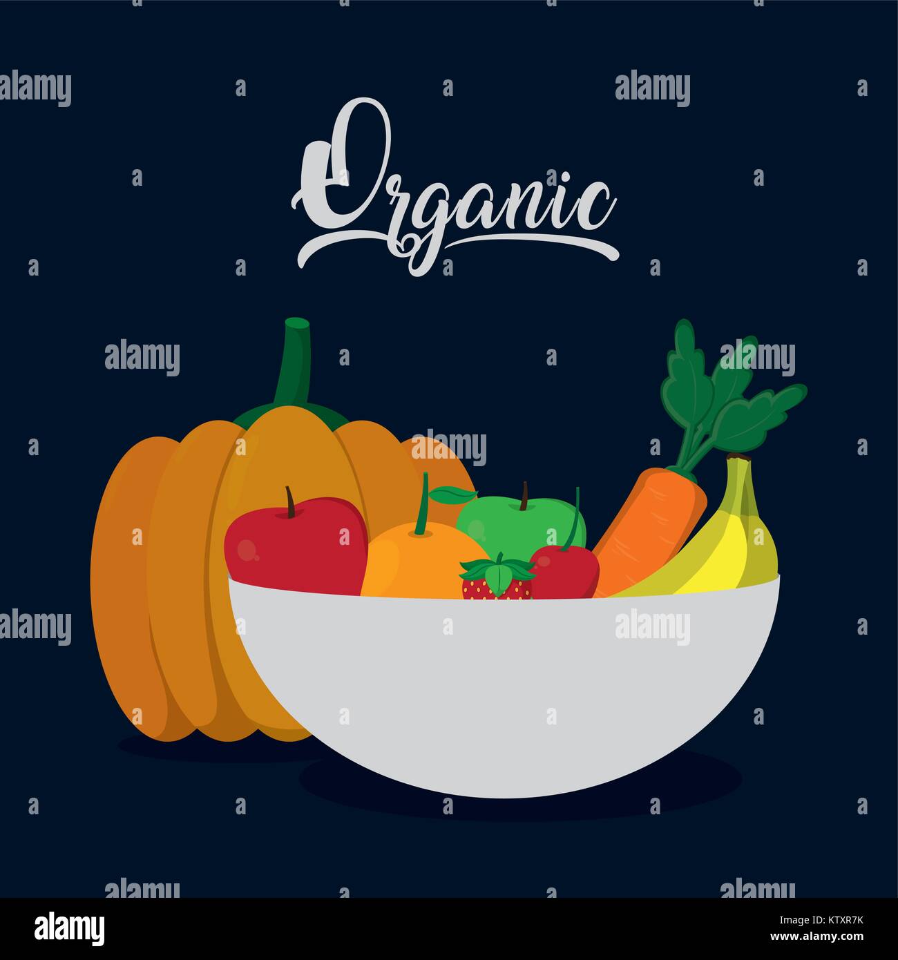 Organic food design Stock Vector Image & Art - Alamy