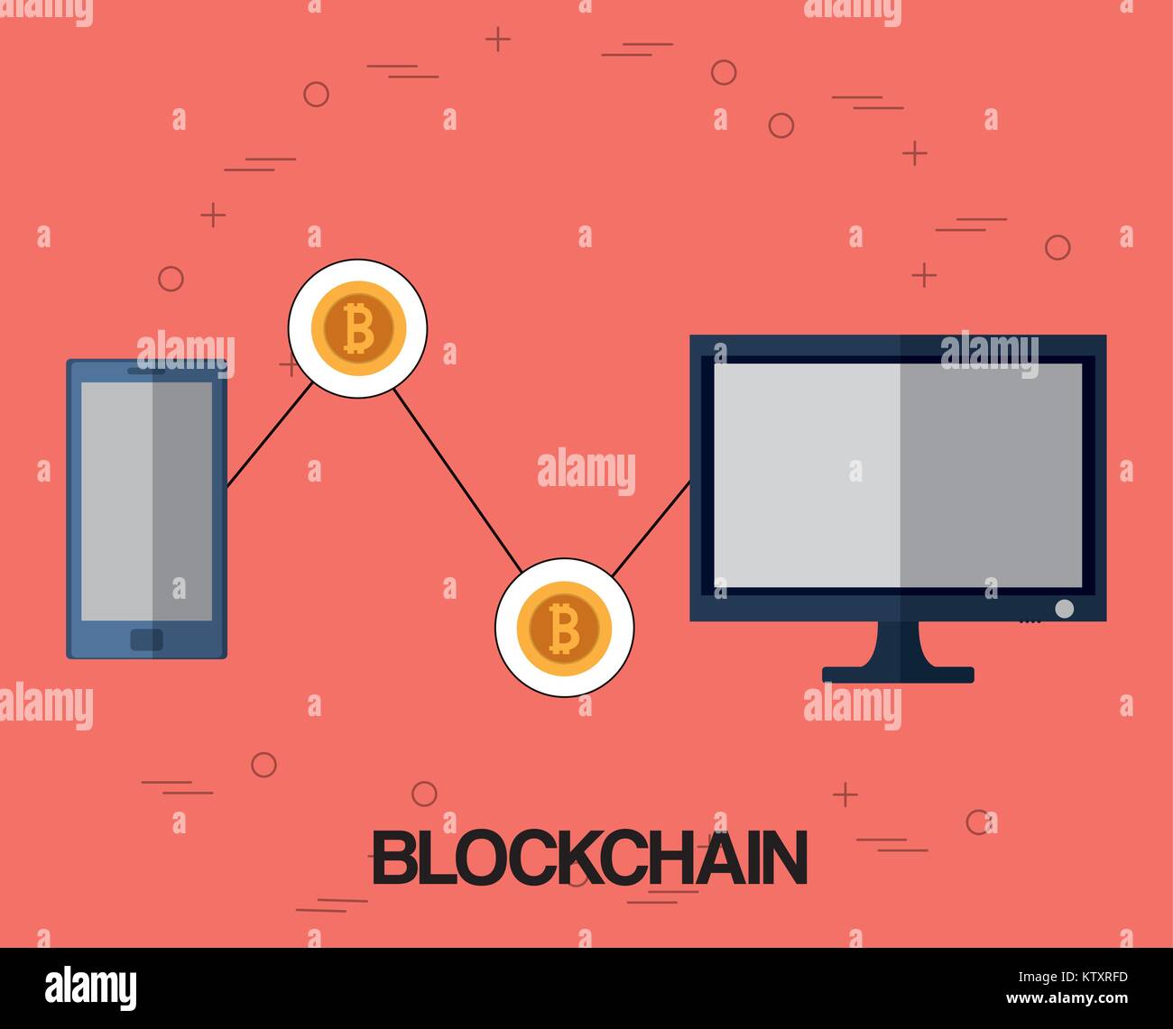 Blockchain Design Vector Blockchain concept design Stock Vector Image & Art - Alamy
