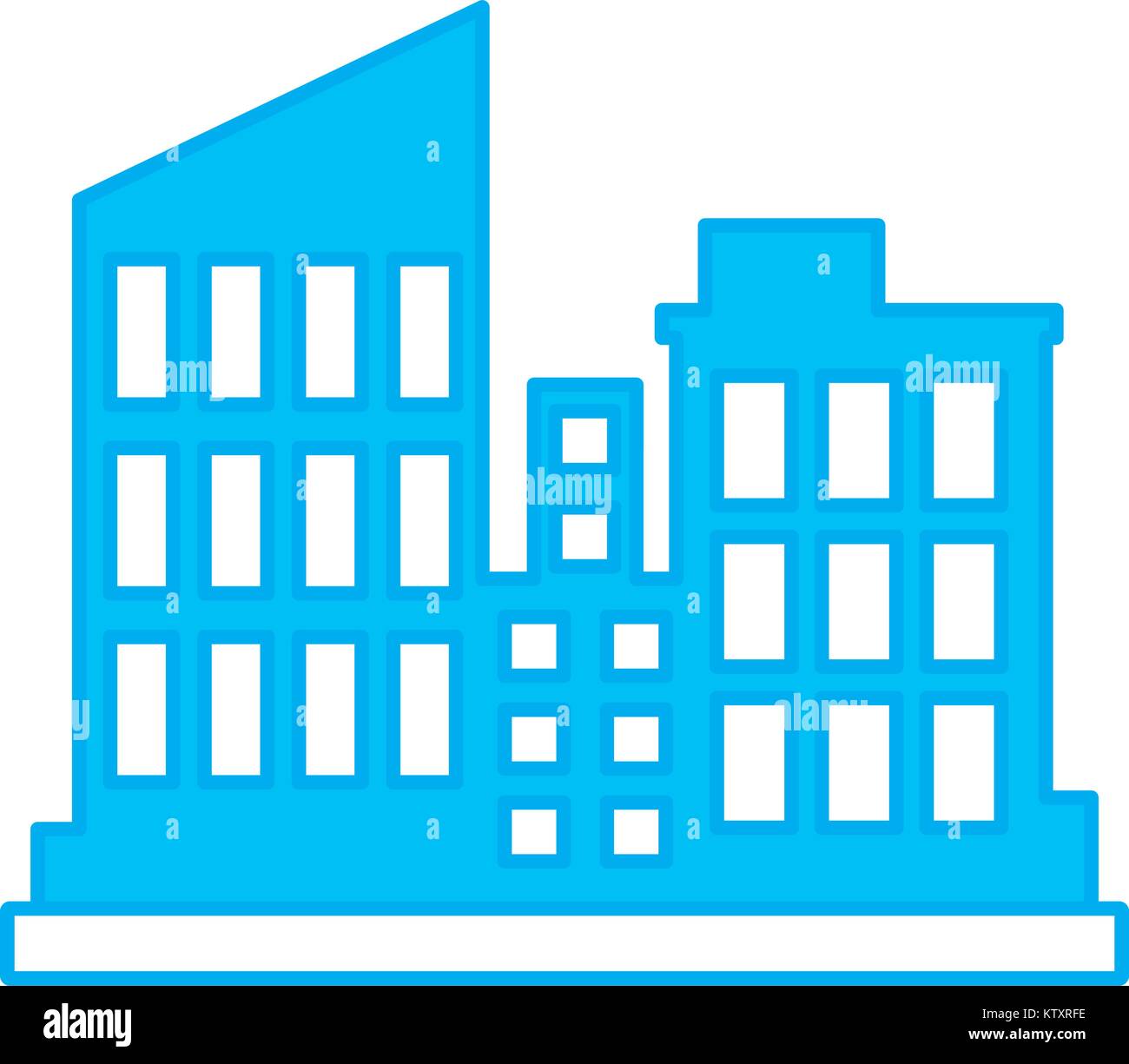 City buildings isolated Stock Vector Image & Art - Alamy