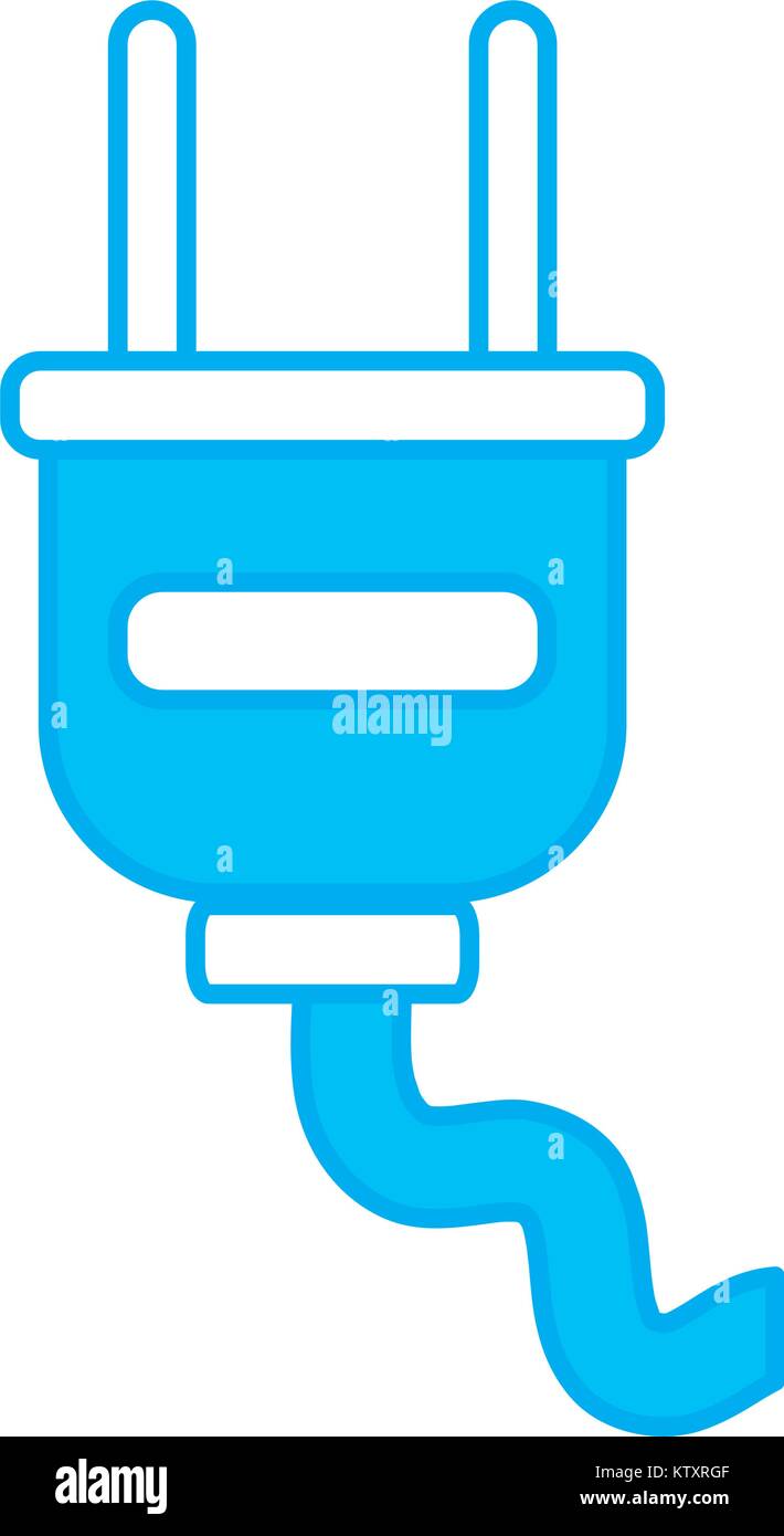Electric plug isolated Stock Vector Image & Art - Alamy