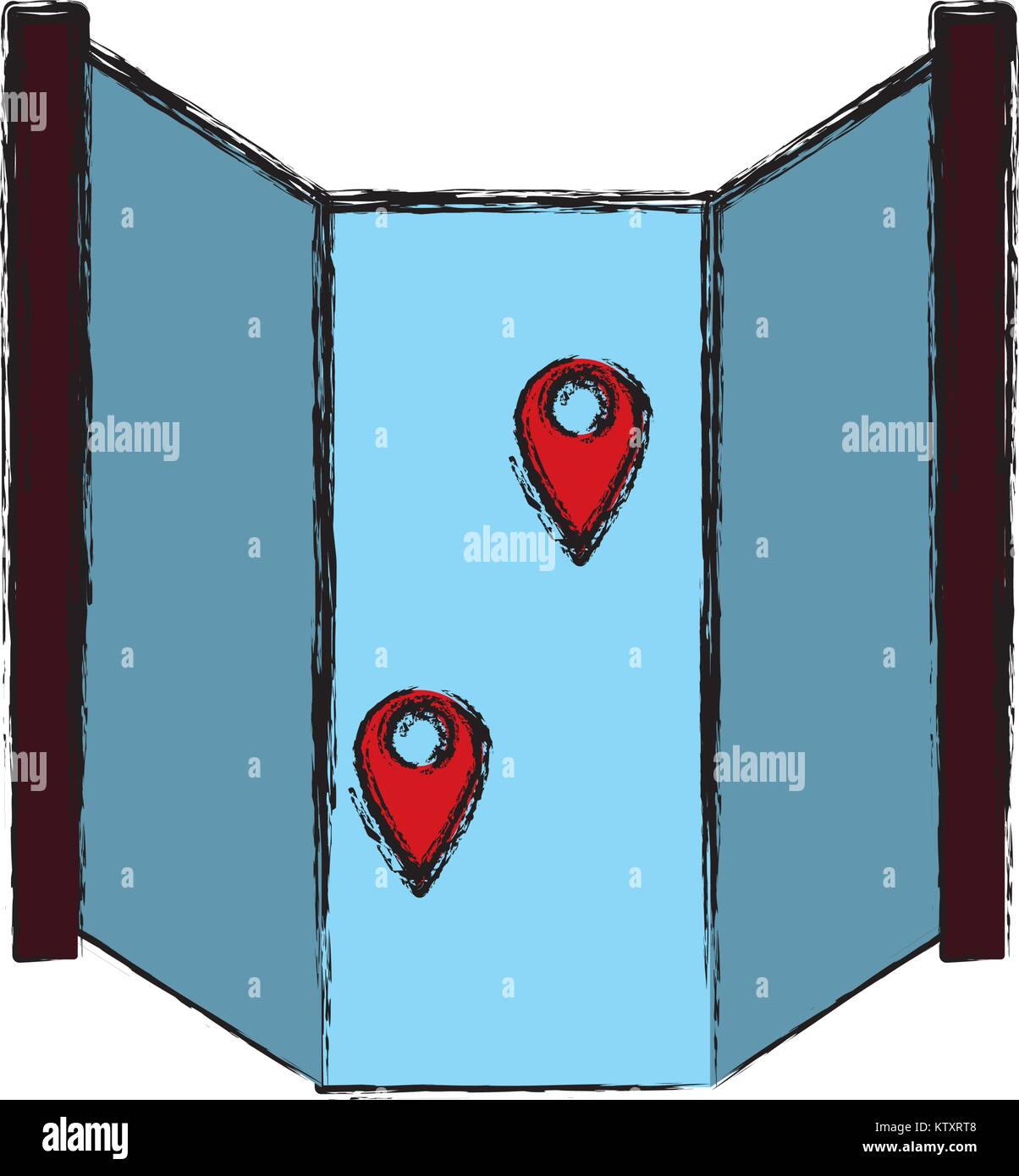 Map locations pins Stock Vector Image & Art Alamy