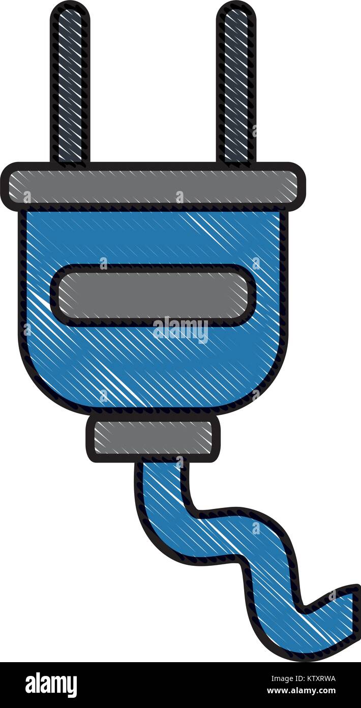 Electric plug isolated Stock Vector Image & Art - Alamy