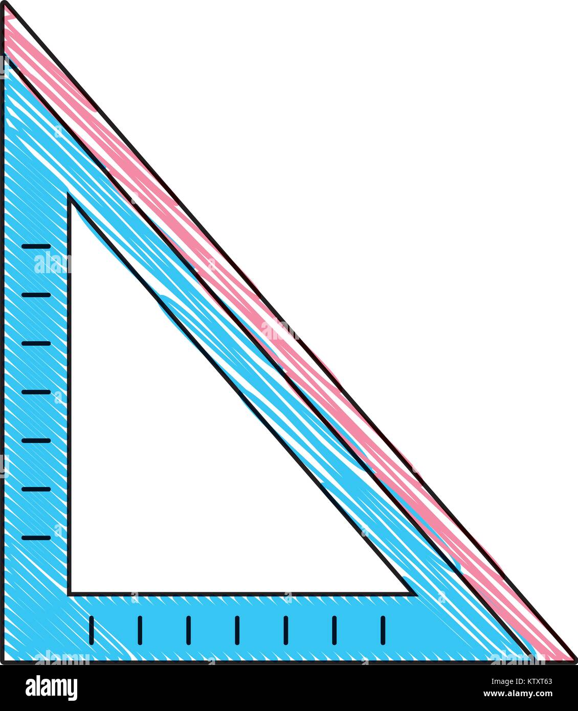 grated square ruler school tool to study Stock Vector Image & Art - Alamy