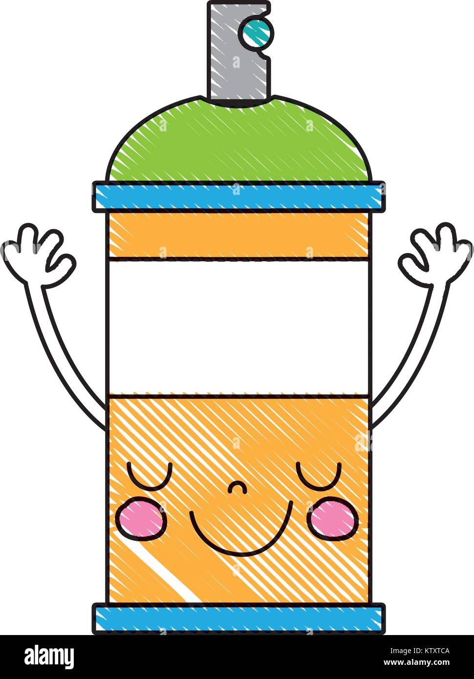 grated emoji cute happy aerosol spray Stock Vector Image & Art Alamy