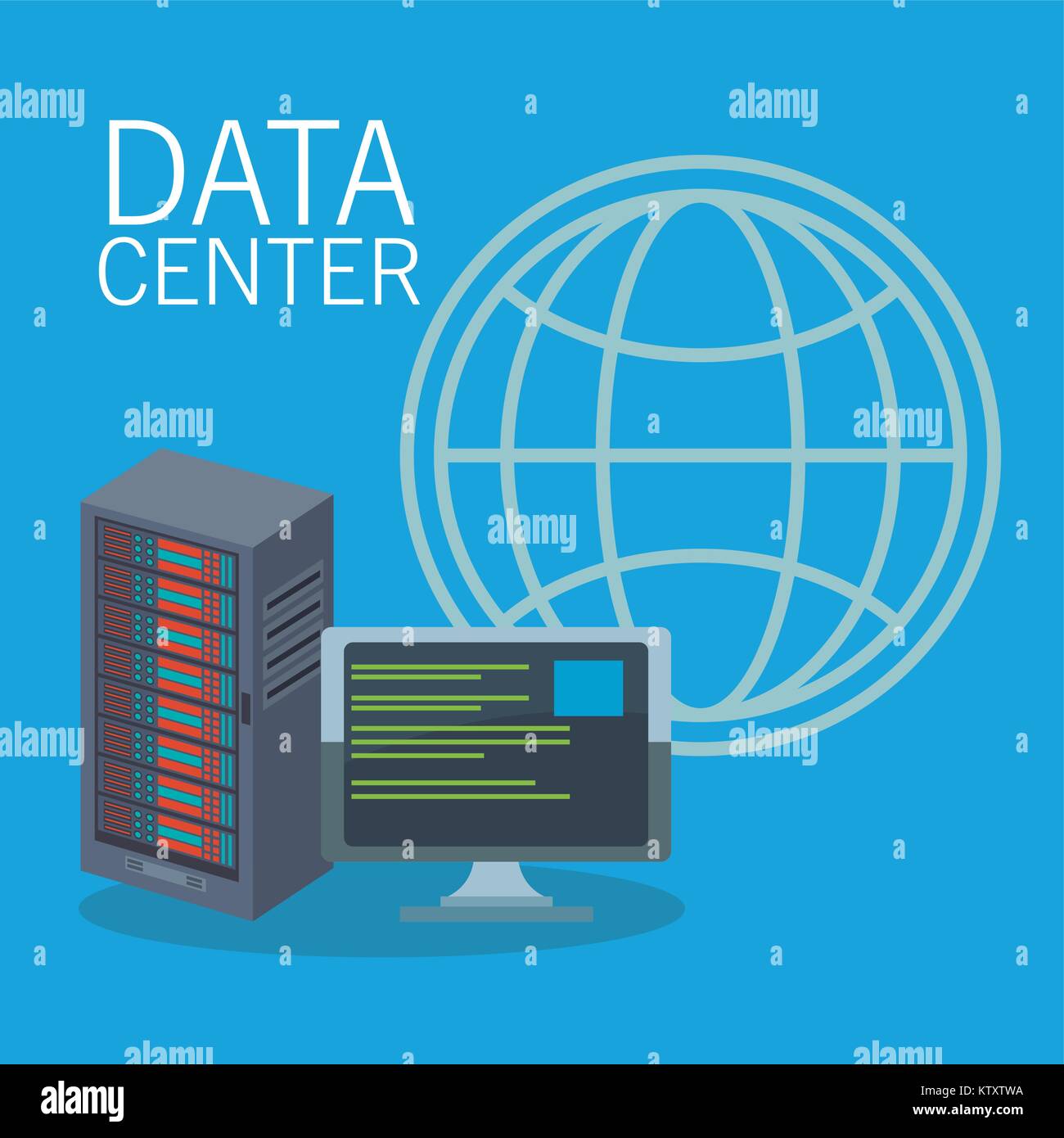 Data center technology icons Stock Vector Image & Art Alamy