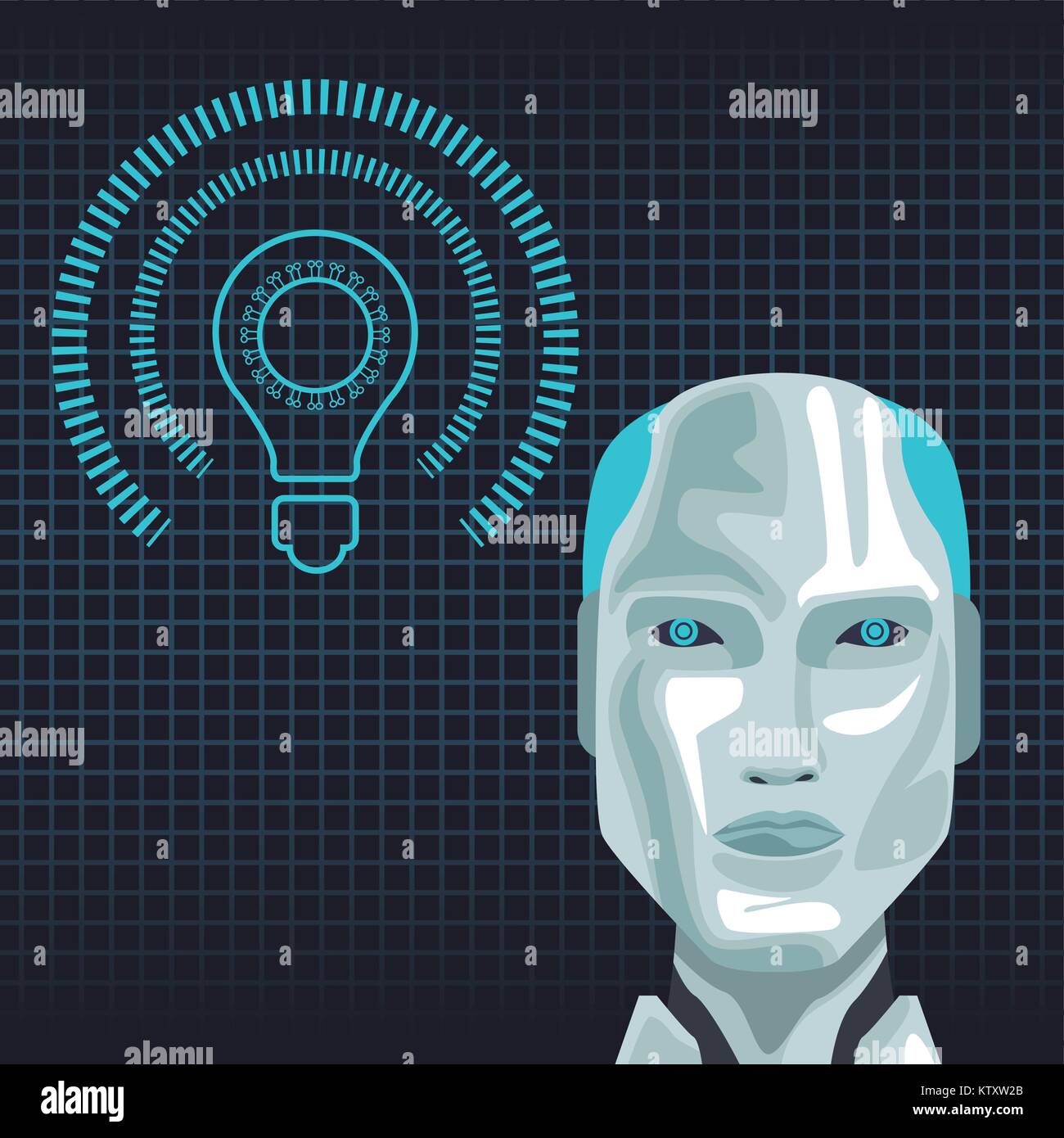 Robot artificial intelligence Stock Vector Image & Art - Alamy